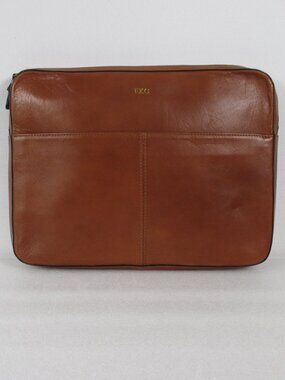 MARK & GRAHAM LEATHER LAPTOP BAG